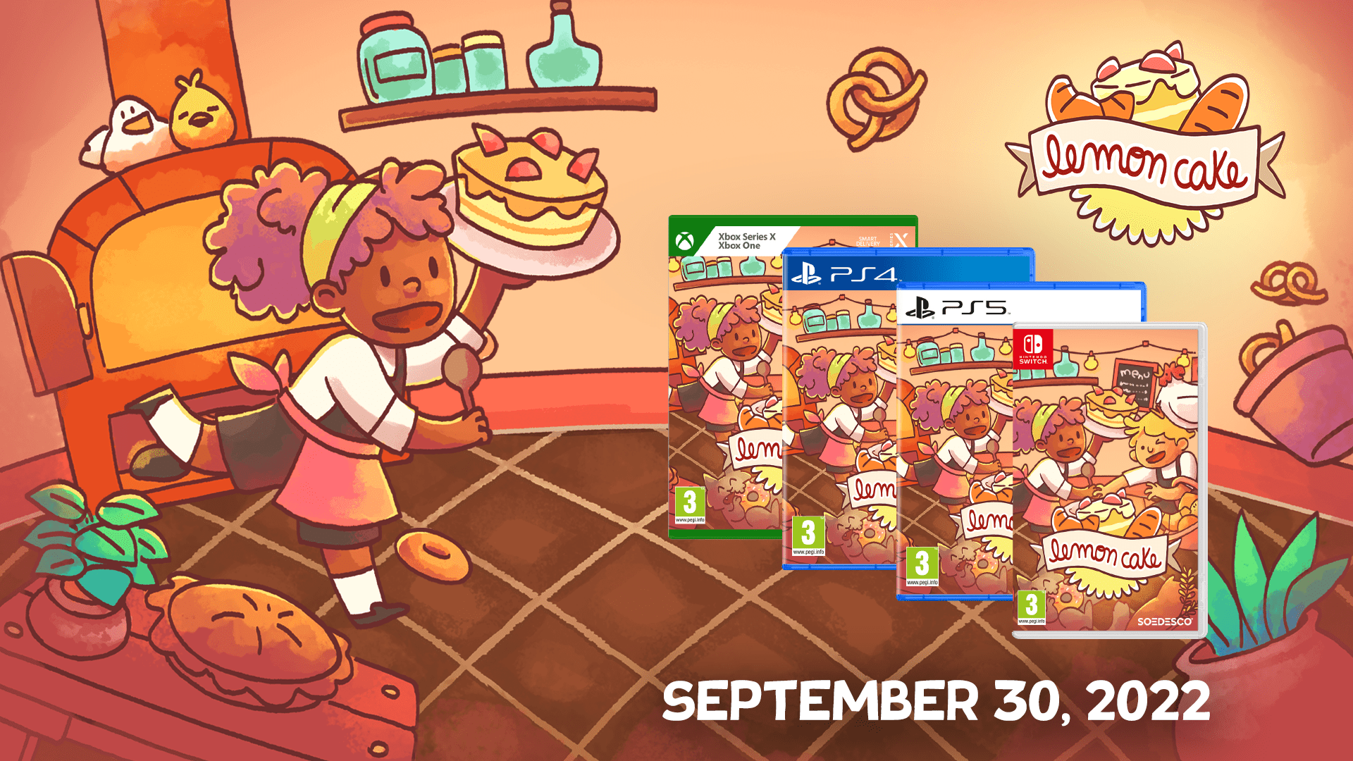 Cozy bakery management game Lemon Cake to launch on consoles on